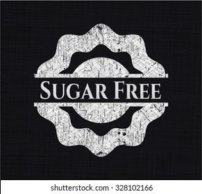 Sugar Free with chalkboard texture