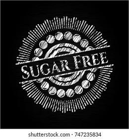Sugar Free with chalkboard texture