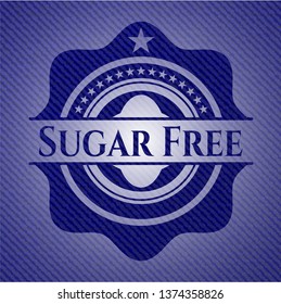 Sugar Free denim background