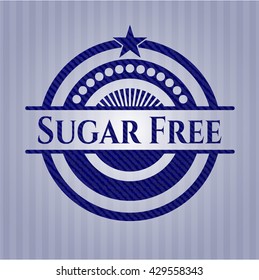 Sugar Free denim background