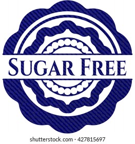 Sugar Free with denim texture