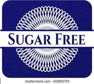 Sugar Free with denim texture