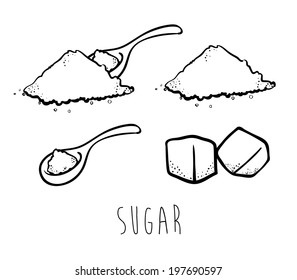 Sugar free design over white background, vector illustration