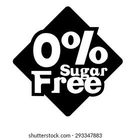 Sugar free design over white background, vector illustration
