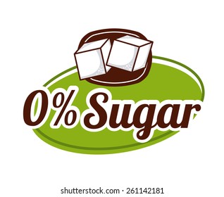sugar free design, vector illustration eps10 graphic 
