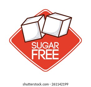 sugar free design, vector illustration eps10 graphic 
