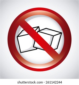 sugar free design, vector illustration eps10 graphic 