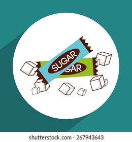 sugar free design, vector illustration eps10 graphic 