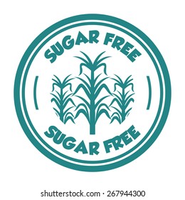 sugar free design, vector illustration eps10 graphic 