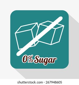sugar free design, vector illustration eps10 graphic 