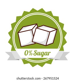 sugar free design, vector illustration eps10 graphic 