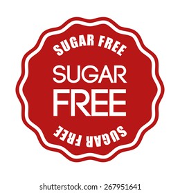 sugar free design, vector illustration eps10 graphic 