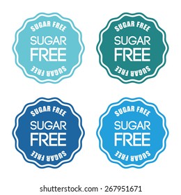 sugar free design, vector illustration eps10 graphic 