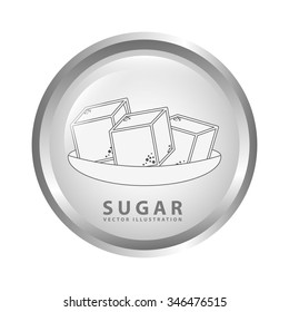 sugar free design, vector illustration eps10 graphic 