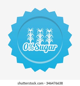 sugar free design, vector illustration eps10 graphic 