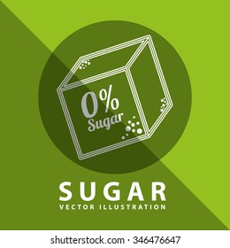 sugar free design, vector illustration eps10 graphic 