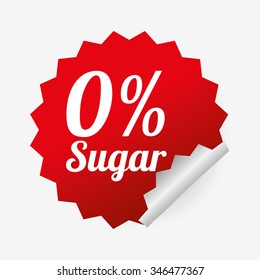 sugar free design, vector illustration eps10 graphic 