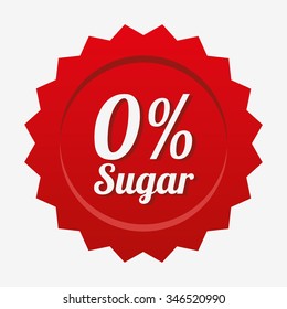 sugar free design, vector illustration eps10 graphic 