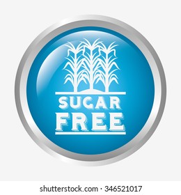 sugar free design, vector illustration eps10 graphic 