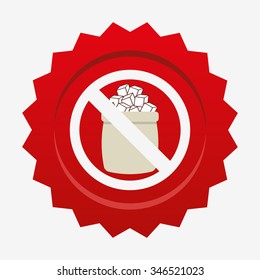 sugar free design, vector illustration eps10 graphic 
