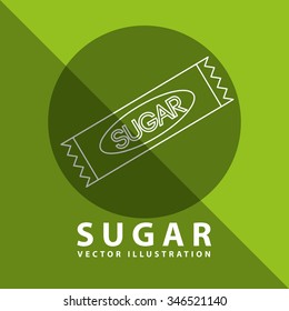 sugar free design, vector illustration eps10 graphic 