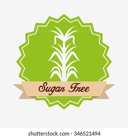 sugar free design, vector illustration eps10 graphic 