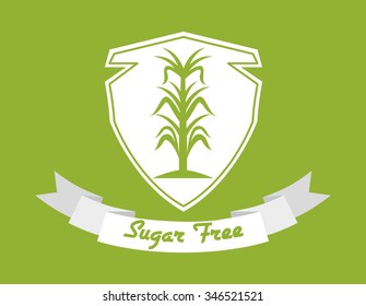 sugar free design, vector illustration eps10 graphic 