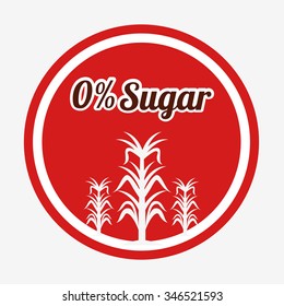sugar free design, vector illustration eps10 graphic 