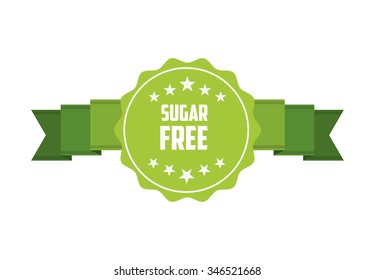 sugar free design, vector illustration eps10 graphic 