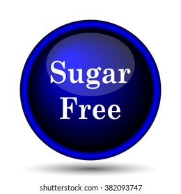 Sugar free icon. Internet button on white background. EPS10 vector
