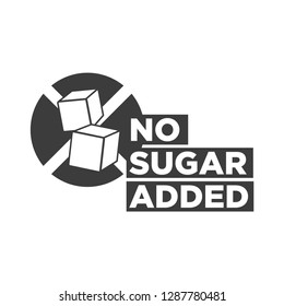 Sugar free icon. Vector illustration.