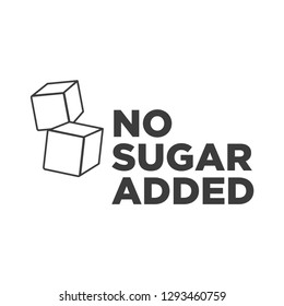 Sugar free icon. Vector illustration.