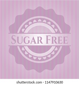 Sugar Free pink emblem. Vintage.