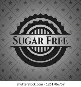 Sugar Free realistic black emblem