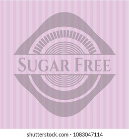 Sugar Free realistic pink emblem