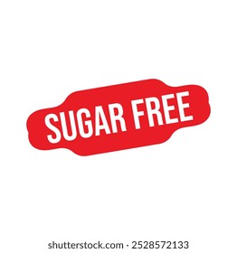 sugar free Rubber stamp design. VECTOR ILLUSTRATION.