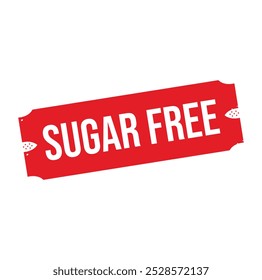 sugar free Rubber stamp design. VECTOR ILLUSTRATION.