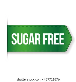 Sugar Free Sign Ribbon