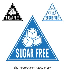 Sugar Free Triangle Icon