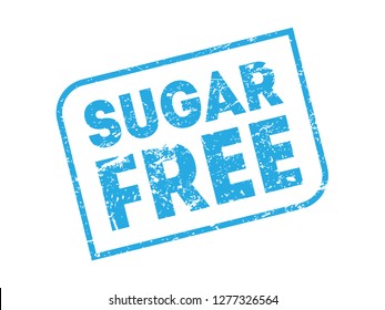 Sugar free vector stamp