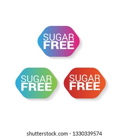 sugar free vector stickers