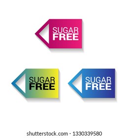 sugar free vector stickers
