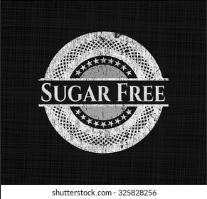Sugar Free written on a chalkboard