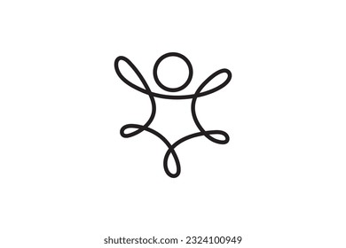 Sugar Glider animal logo design vector template