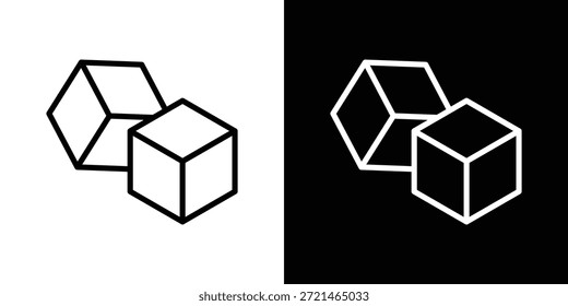 Concepto de logotipo de icono de azúcar en trazos
