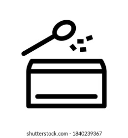 sugar icon or logo isolated sign symbol vector illustration - Collection of high quality black style vector icons
