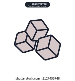 sugar icon symbol template for graphic and web design collection logo vector illustration
