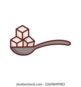 sugar icon vector design template in white background