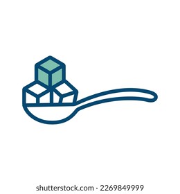 sugar icon vector design template in white background