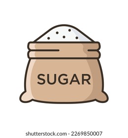 sugar icon vector design template in white background